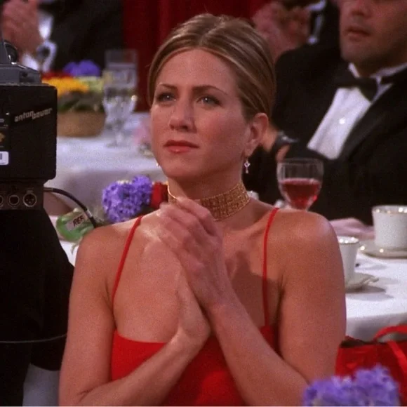 Vintage Alternate Color Keyhole Formal Dress ASO Rachel Green on Friends - Picture 7 of 13